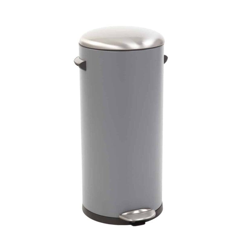 Belle Deluxe pedaalemmer 30 liter grijs, sandcoated - VB 921730