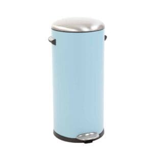 Belle Deluxe pedaalemmer 30 liter licht blauw, sandcoated - VB 921730