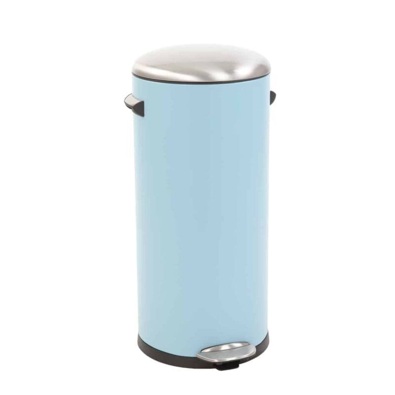 Belle Deluxe pedaalemmer 30 liter licht blauw, sandcoated - VB 921730
