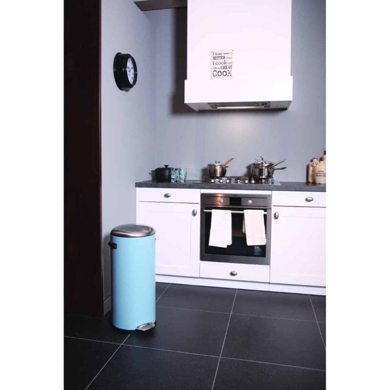 Belle Deluxe pedaalemmer 30 liter licht blauw, sandcoated - VB 921730 - Afbeelding 2