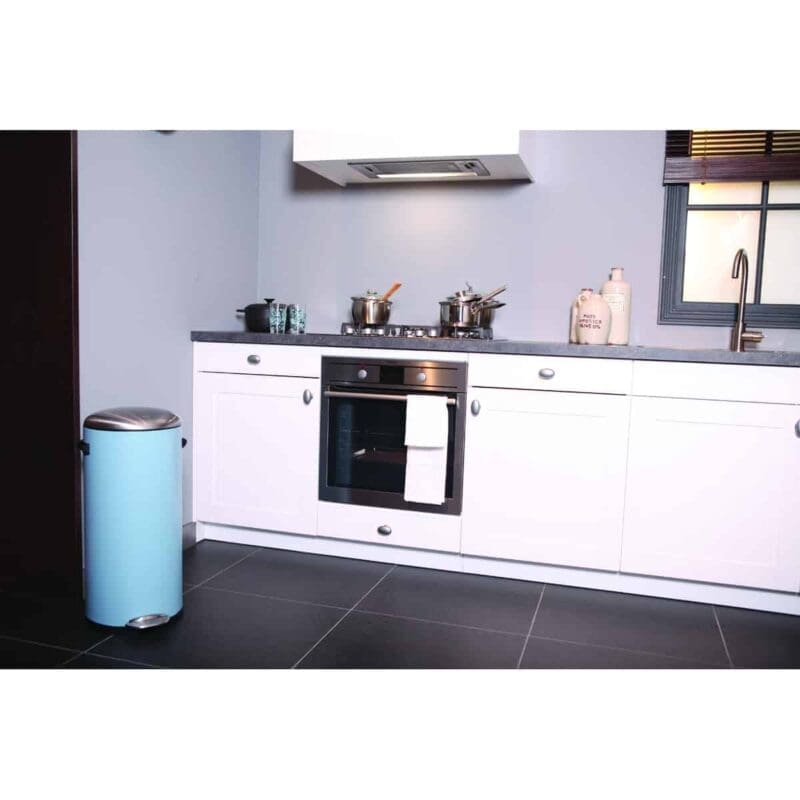 Belle Deluxe pedaalemmer 30 liter licht blauw, sandcoated - VB 921730 - Afbeelding 4