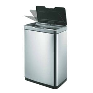 Mirage Sensor Bin 45 liter mat RVS, zwart - VB 927845 - Afbeelding 3