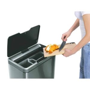 Mirage recycler Sensor Bin 20+20 liter mat RVS, zwart - VB 927840 - Afbeelding 10