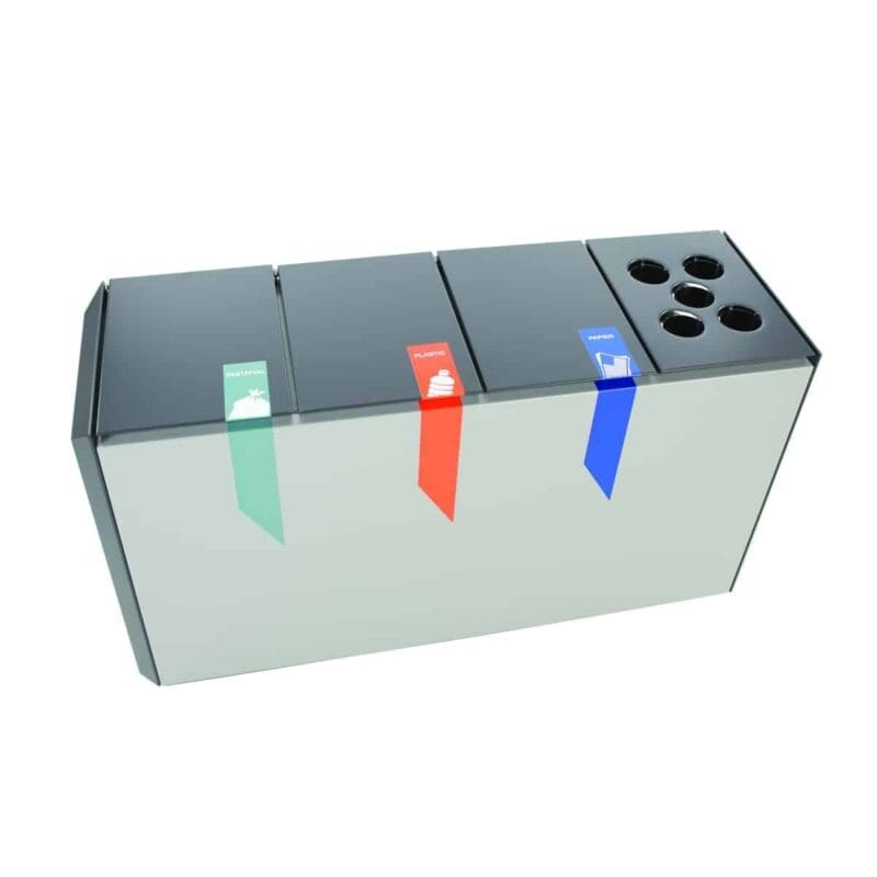 RecycloStar 4 met bekerinzet grafietgrijs, lichtgrijs - VB 708376 - Afbeelding 2