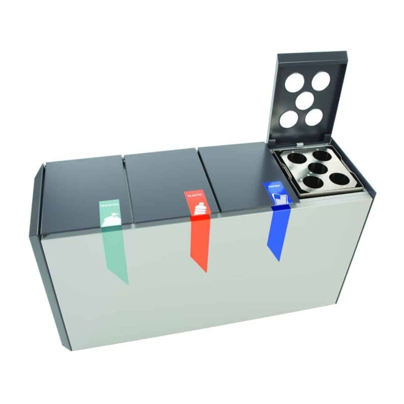 RecycloStar 4 met bekerinzet grafietgrijs, lichtgrijs - VB 708376 - Afbeelding 3