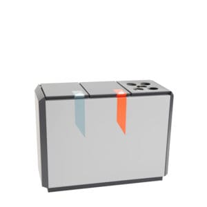 RecycloStar 3 met bekerinzet grafietgrijs, lichtgrijs - VB 708390 - Afbeelding 2