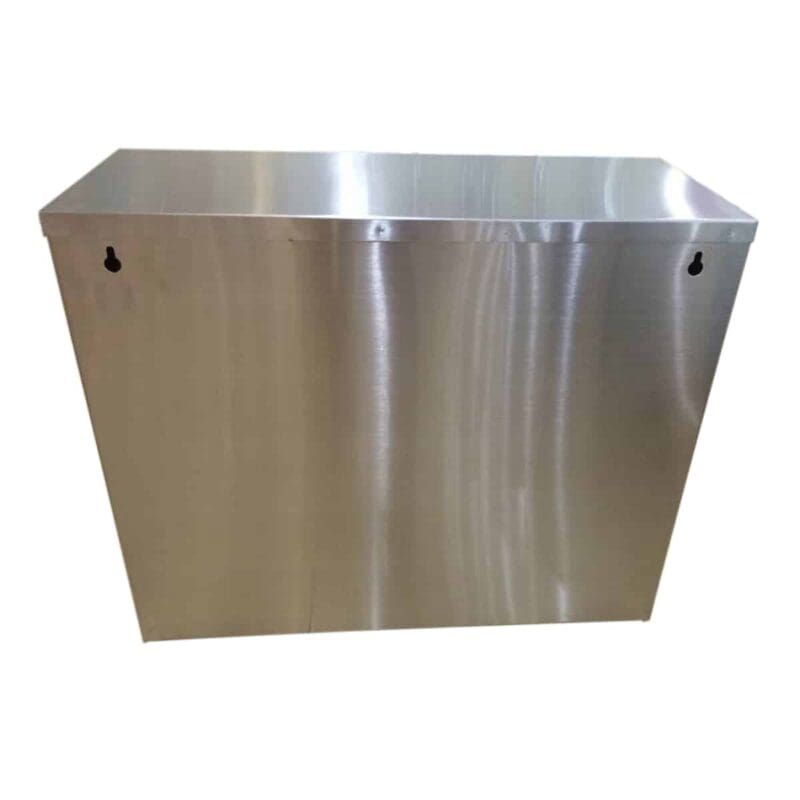 Recycling afvalbak 3x15 liter mat RVS - VB 710423 - Afbeelding 3