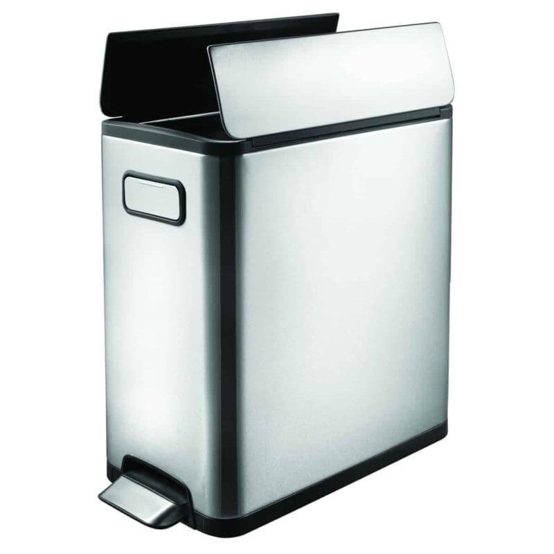 Ecofly pedaalemmer 20 liter mat RVS - VB 937720 - Afbeelding 2