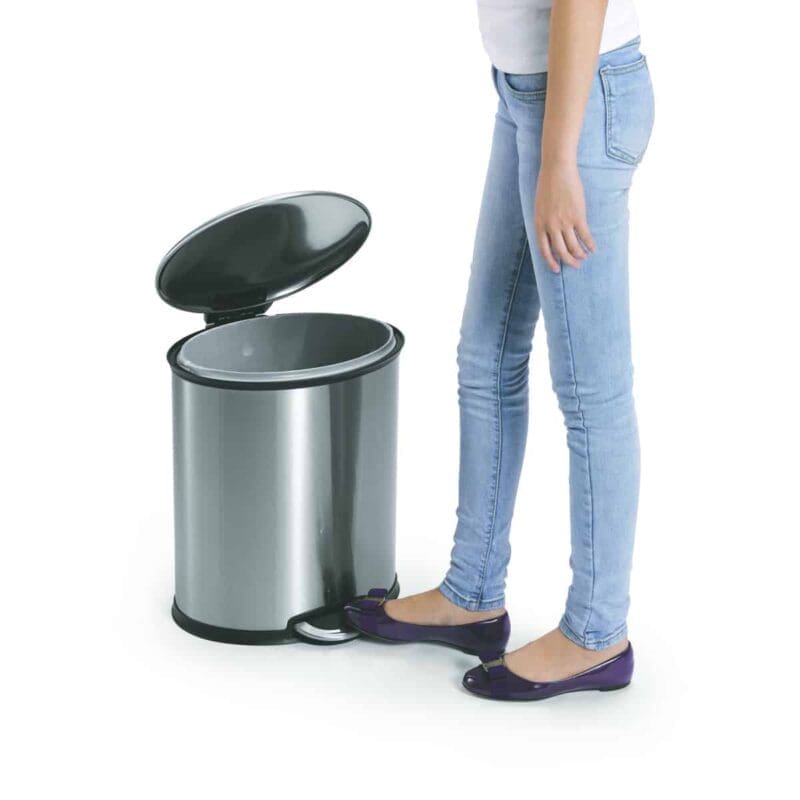 Ellipse pedaalemmer 20 liter mat RVS - VB 932520 - Afbeelding 6