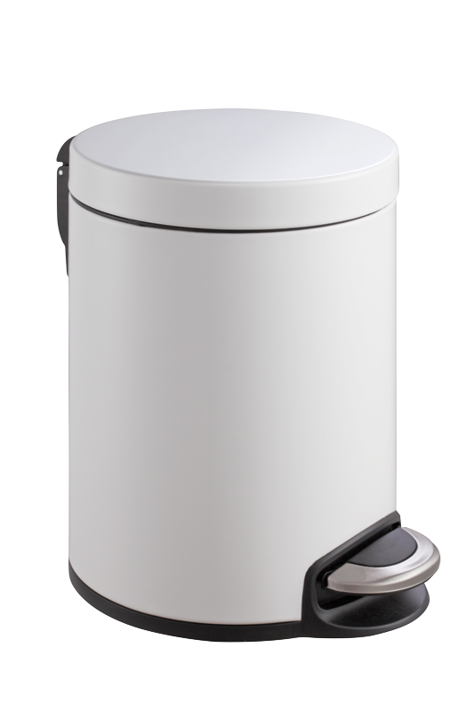 Serene pedaalemmer 5 liter wit - VB 921505