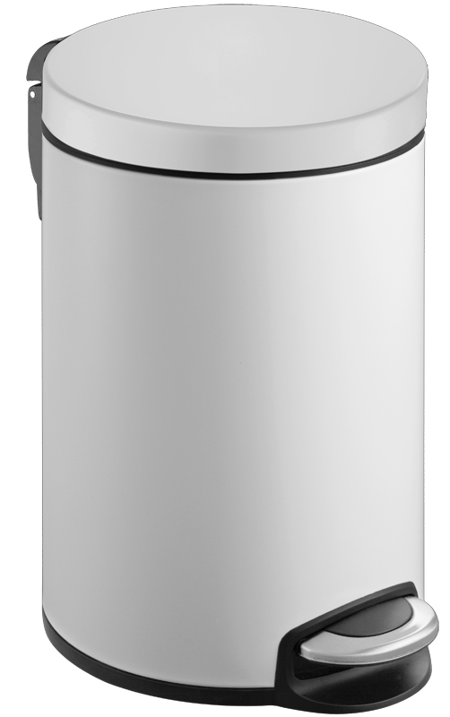 EKO Serene pedaalemmer 8 ltr wit - VB 921508