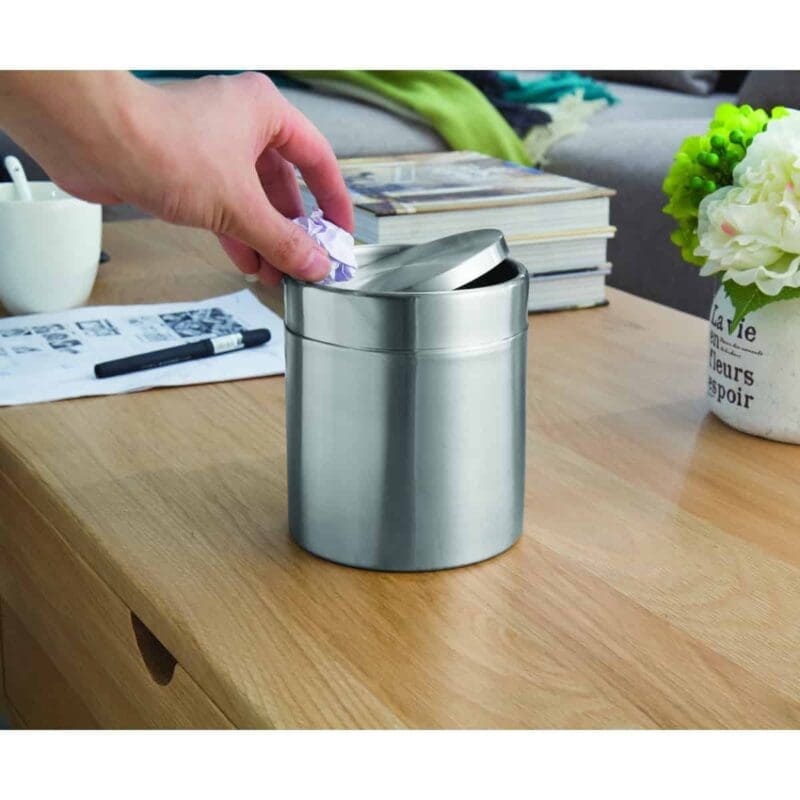 EKO Tafelafvalbak Fandy mat-rvs - VB 920415 - Afbeelding 9