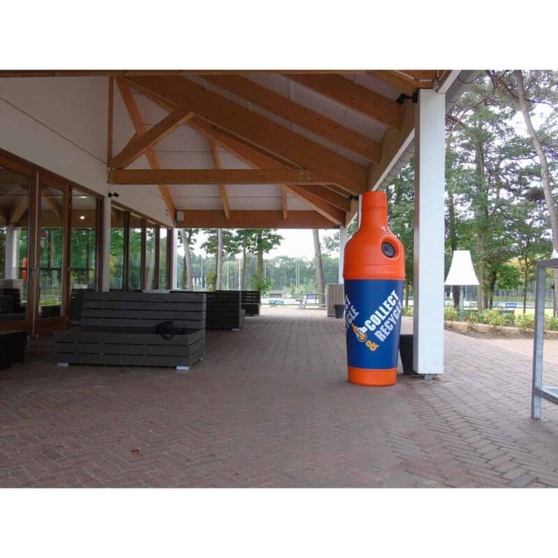 PETman 210 liter oranje - VB 716487 - Afbeelding 4
