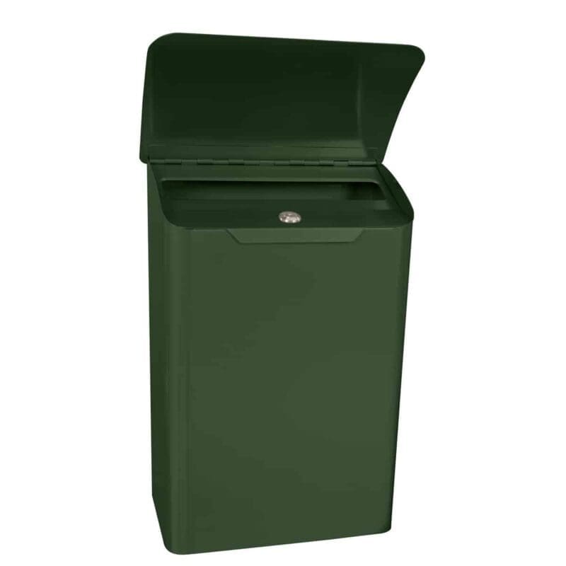 Wandbrievenbus Lugon groen - VB 716937 - Afbeelding 2