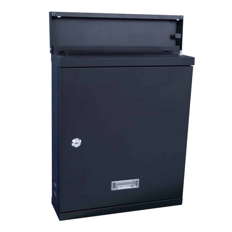 Wandbrievenbus Valencian mat zwart - VB 716975 - Afbeelding 2
