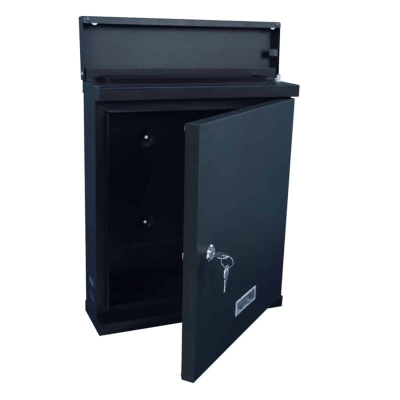 Wandbrievenbus Valencian mat zwart - VB 716975 - Afbeelding 3