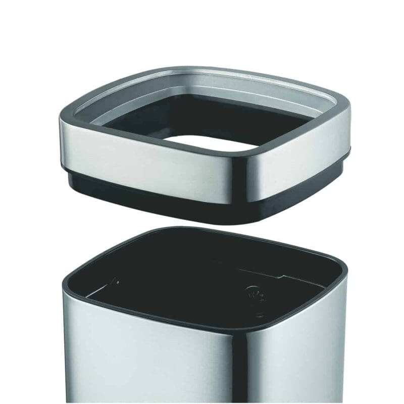 Laguna afvalbak Open Top 9 liter mat RVS - VB 908809 - Afbeelding 4
