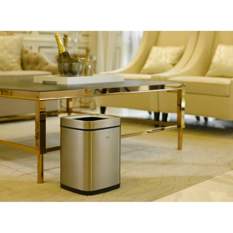 Laguna afvalbak Open Top 9 liter mat RVS - VB 908809 - Afbeelding 6