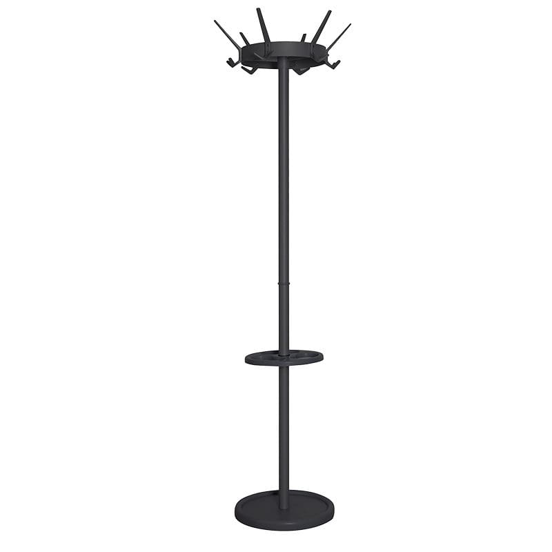 Staande kapstok Crown met parapluhouder zwart - VB 718085