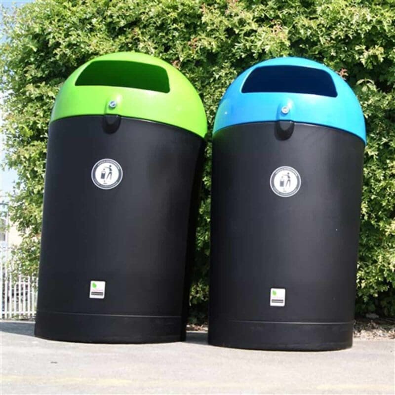 Metro Dome 100 liter zwart, blauw - VB 719198 - Afbeelding 3