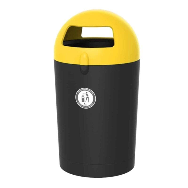 Metro Dome 100 liter zwart, geel - VB 719211