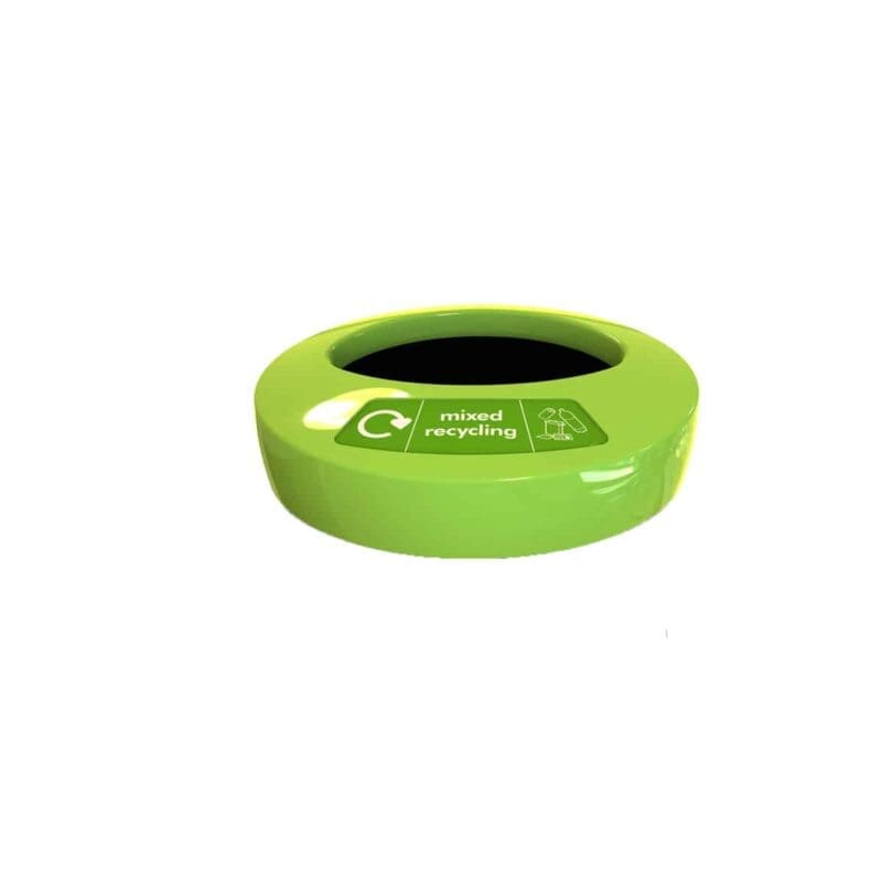 Deksel EcoAce, mixed recycling limegroen - VB 719297