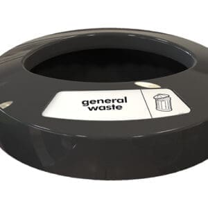 Deksel EcoAce, general waste zwart - VB 719303