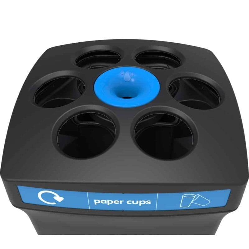 EnvirocupXL paper cups zwart, blauw - VB 719372 - Afbeelding 2