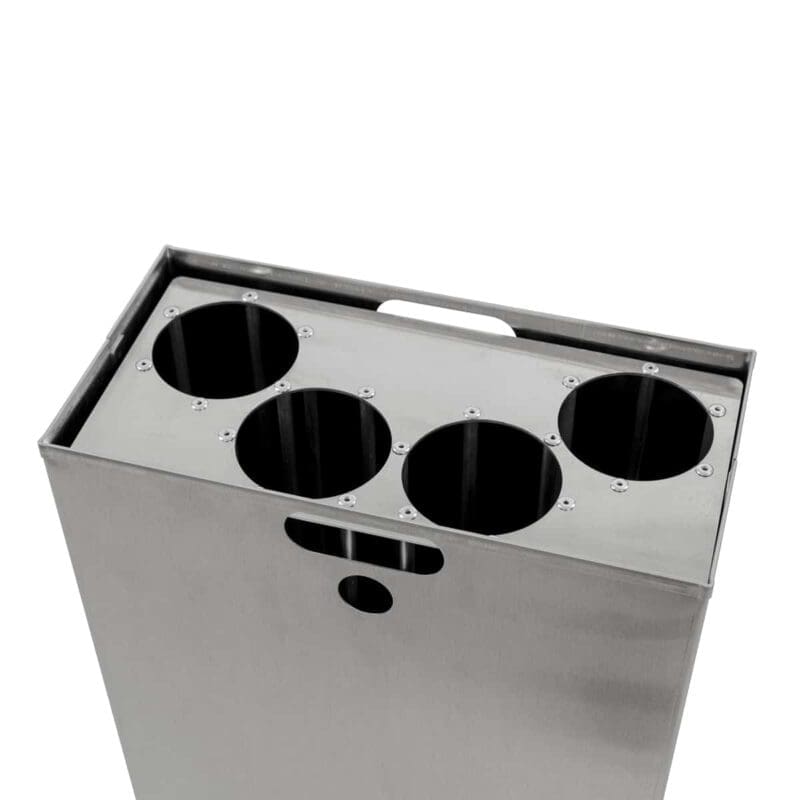 Halve binnenbak met bekerinzet Carro 110 liter aluminium - VB 719792 - Afbeelding 2