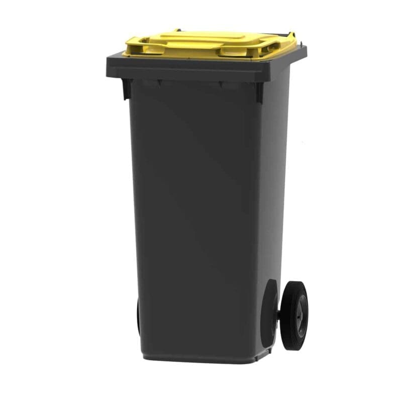 Mini-container 120 liter grijs, geel - VB 120000