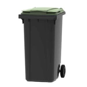 Mini-container 240 liter grijs, groen - VB 240000