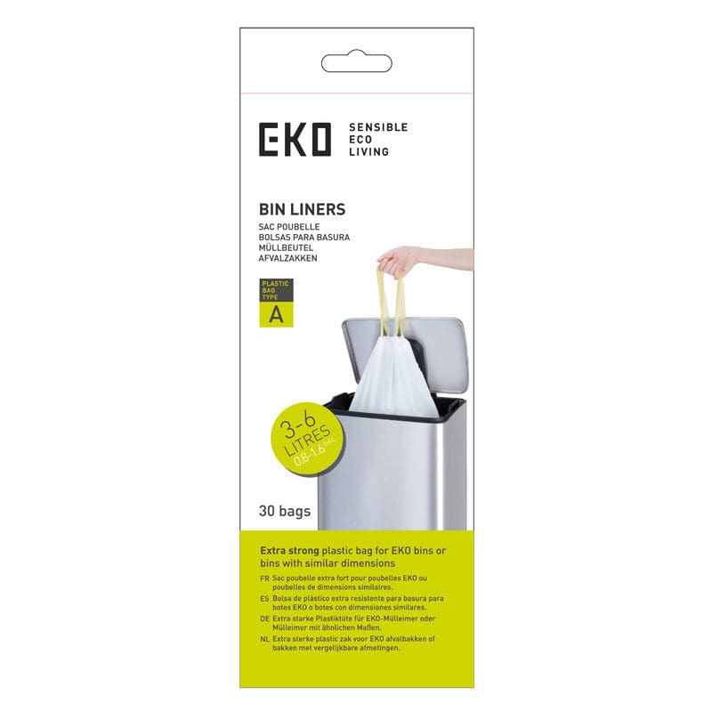 Afvalzakken 3-6 liter (A) wit - VB 337016