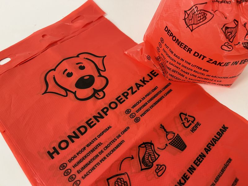 Hondenpoepzakjes rood - VB 412848
