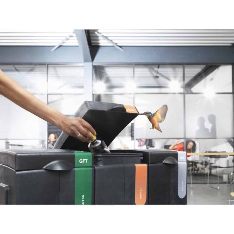 Original Plastic 70 liter grijs, oranje - VB 012008 - Afbeelding 2
