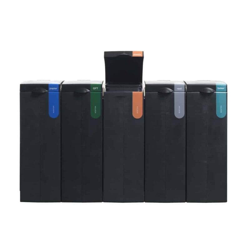 Original Plastic 70 liter grijs, oranje - VB 012008 - Afbeelding 4