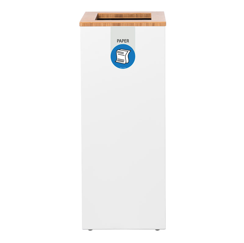 Paxa Large 65 liter "Paper" wit, bamboe, blauw - VB 730933