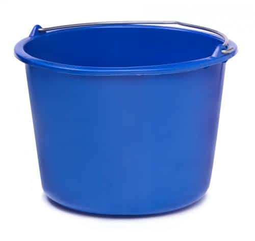 Emmer met beugel en maatverdeling 12L blauw - 10100500