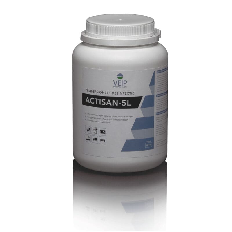 Actisan 5L chloortabletten 300 tabletten pot - 103042