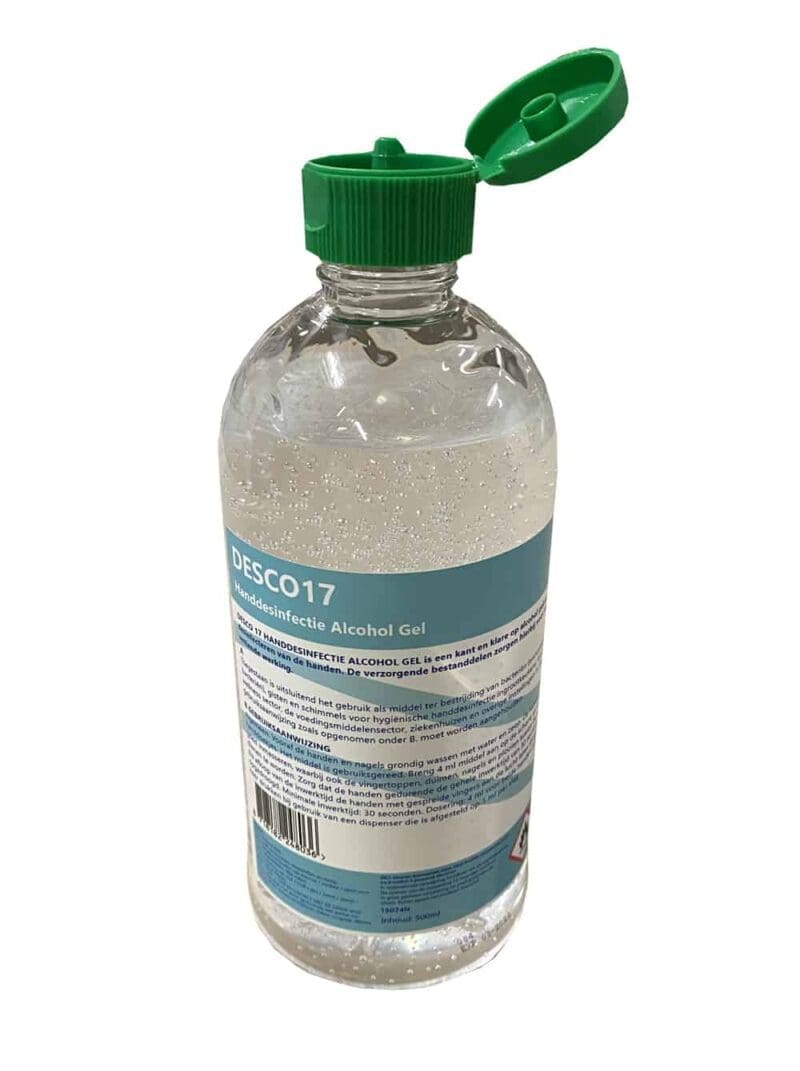 Desinfecterende handgel DESCO17 Handalcohol 500ml navul met klepdop - 65981909