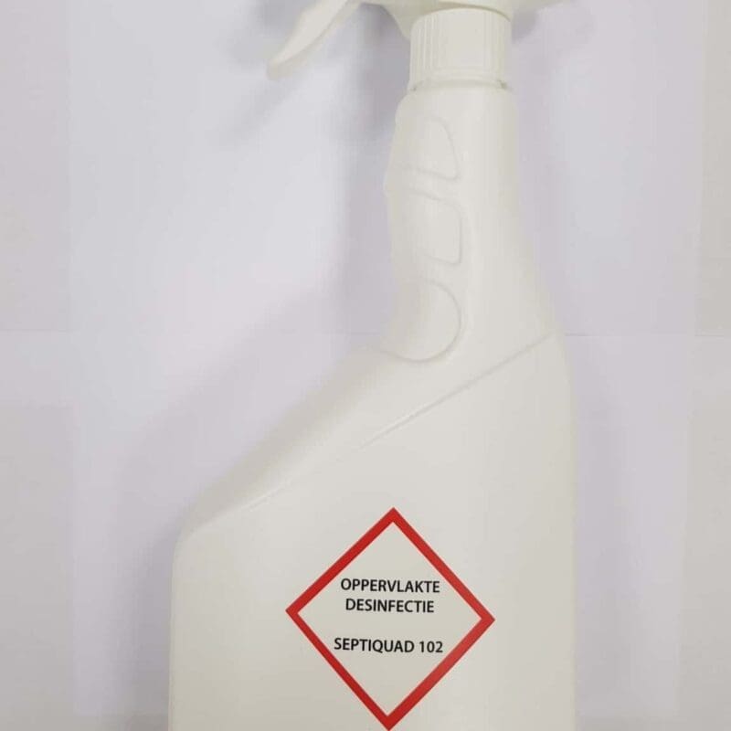 Sprayflacon wit 750ml met trigger voor Septiquad 102 - 900500