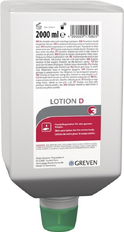 Greven Lotion D Huidverzorgingslotion Normale Huid 2000ml - 12905003  12905003