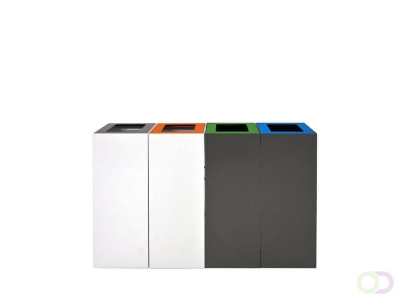 Modulaire afvalscheidingsunit 60 liter donkergrijs - VB 191239 - Afbeelding 8