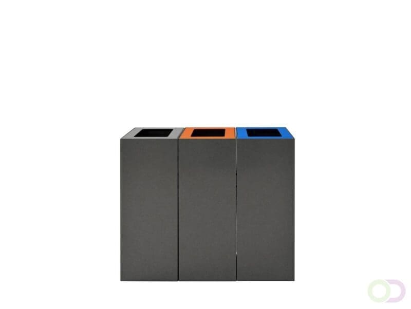Modulaire afvalscheidingsunit 60 liter donkergrijs - VB 191239 - Afbeelding 7