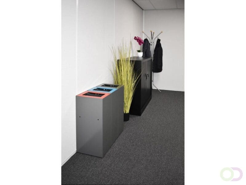Modulaire afvalscheidingsunit 60 liter donkergrijs - VB 191239 - Afbeelding 6