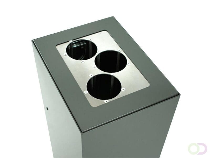 Modulaire afvalscheidingsunit 60 liter donkergrijs - VB 191239 - Afbeelding 5