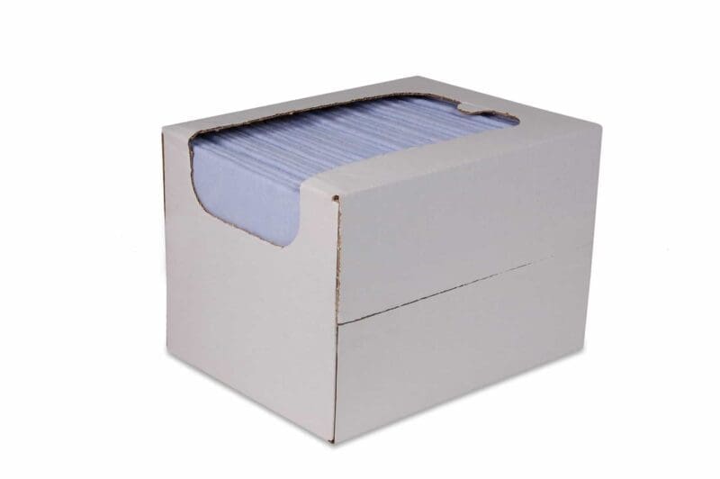 Reinigingsdoek 135gr/m2 non-woven (in dispenserdoos) blauw 50/ds - 2035000