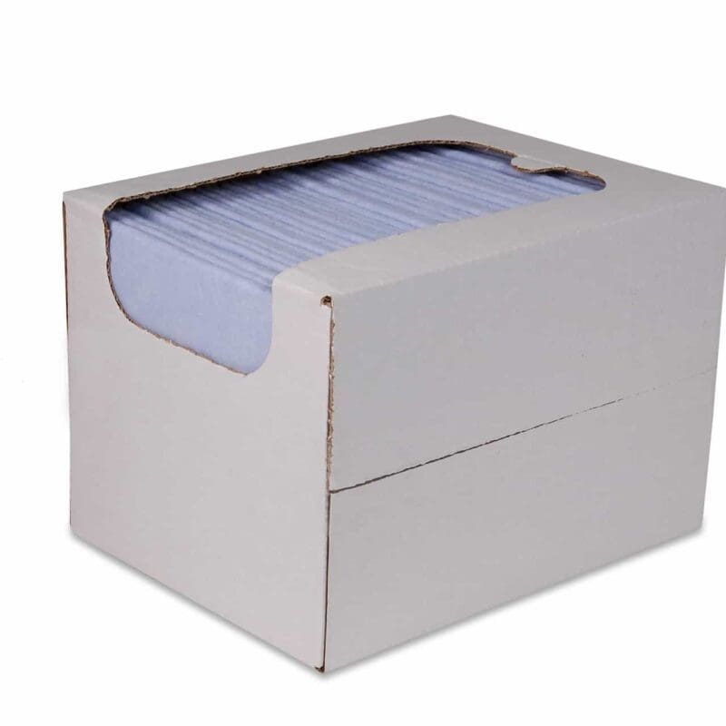 Reinigingsdoek 135gr/m2 non-woven (in dispenserdoos) blauw 50/ds - 2035000