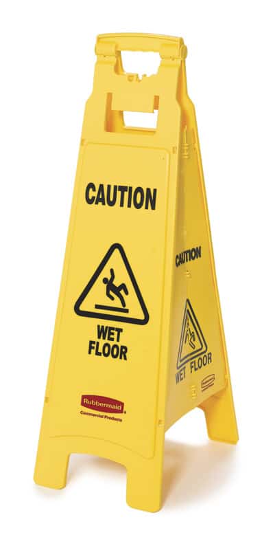 Vierzijdig waarschuwingsbord geel - VB 006114-77