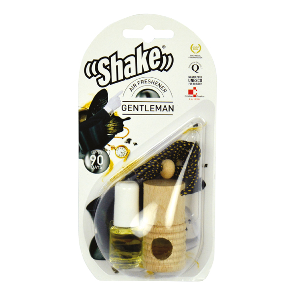 Shake luchtverfrisser + navulling Gentleman 2x4