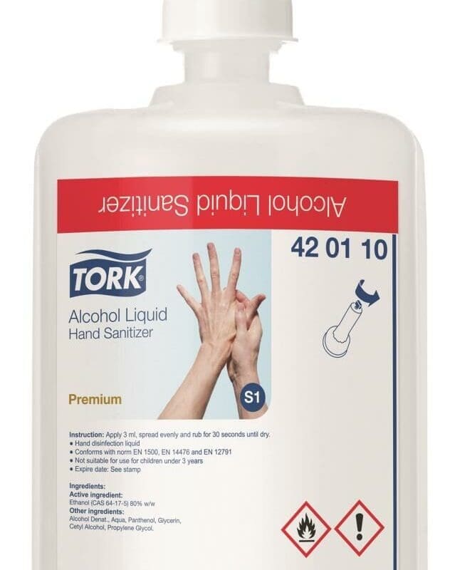 Tork Alcohol Liquid Hand Sanitizer -